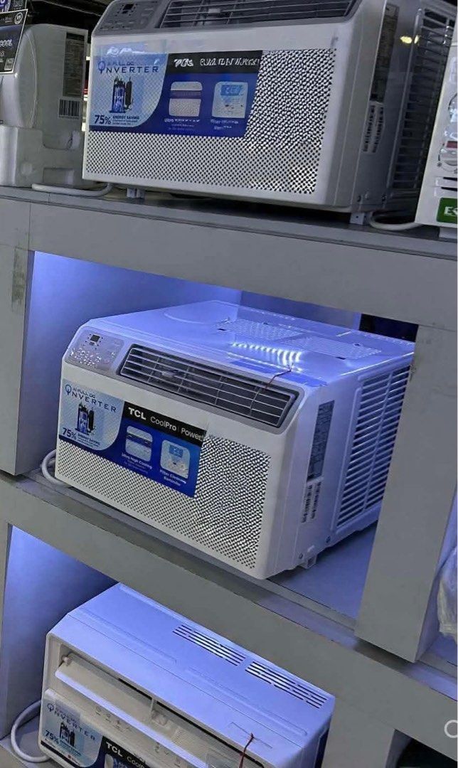 TCL WINDOW TYPE INVERTER AIR CONDITIONER (Category: Air Conditioning and Heating) located in Manila. Submitted by may572156 (Listing ID 1468443815, Image 1). Description: TCL WINDOW TYPE INVERTER AIRCON Tac09cwi-uje2 Srp30,995 Cash 20,700 Tac12cwi-uje2 Srp 33,995 Cash 22,700 Tac18cwi/uje2 Srp 42,995 Cash 31,000 Tac24cwi/uje2 Sep 48,995 Cash 35;500 Tac12cwi/ub2 Srp 30,495 Cash 21,000 Tac09cwi/ub2 Srp 27,495 Cash 19,500 Tac08cwi/ub2 Srp 25,495 Cash