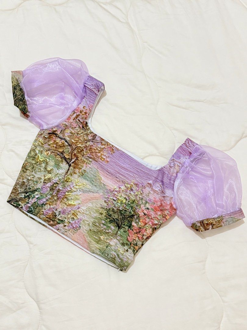 TCPF Lavender Haze Puff Sleeves Top (Category: Blouses) located in Naga. Submitted by talaaa_ (Listing ID 1468498006, Image 1). Description: ㅤㅤ•Size S •RFS: Decluttering [ + gained weight already :( ] •USED ONCE (event) •Taylor Swift Midnights - inspired 💜 super pretty!!! luv luv TCPF ㅤ♡ㅤ SF shall be shouldered by buyer .