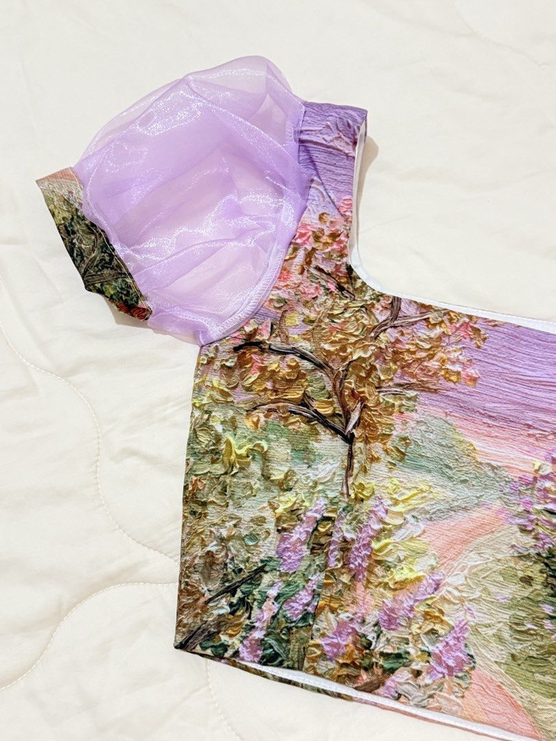 TCPF Lavender Haze Puff Sleeves Top (Category: Blouses) located in Naga. Submitted by talaaa_ (Listing ID 1468498006, Image 2). Description: ㅤㅤ•Size S •RFS: Decluttering [ + gained weight already :( ] •USED ONCE (event) •Taylor Swift Midnights - inspired 💜 super pretty!!! luv luv TCPF ㅤ♡ㅤ SF shall be shouldered by buyer .
