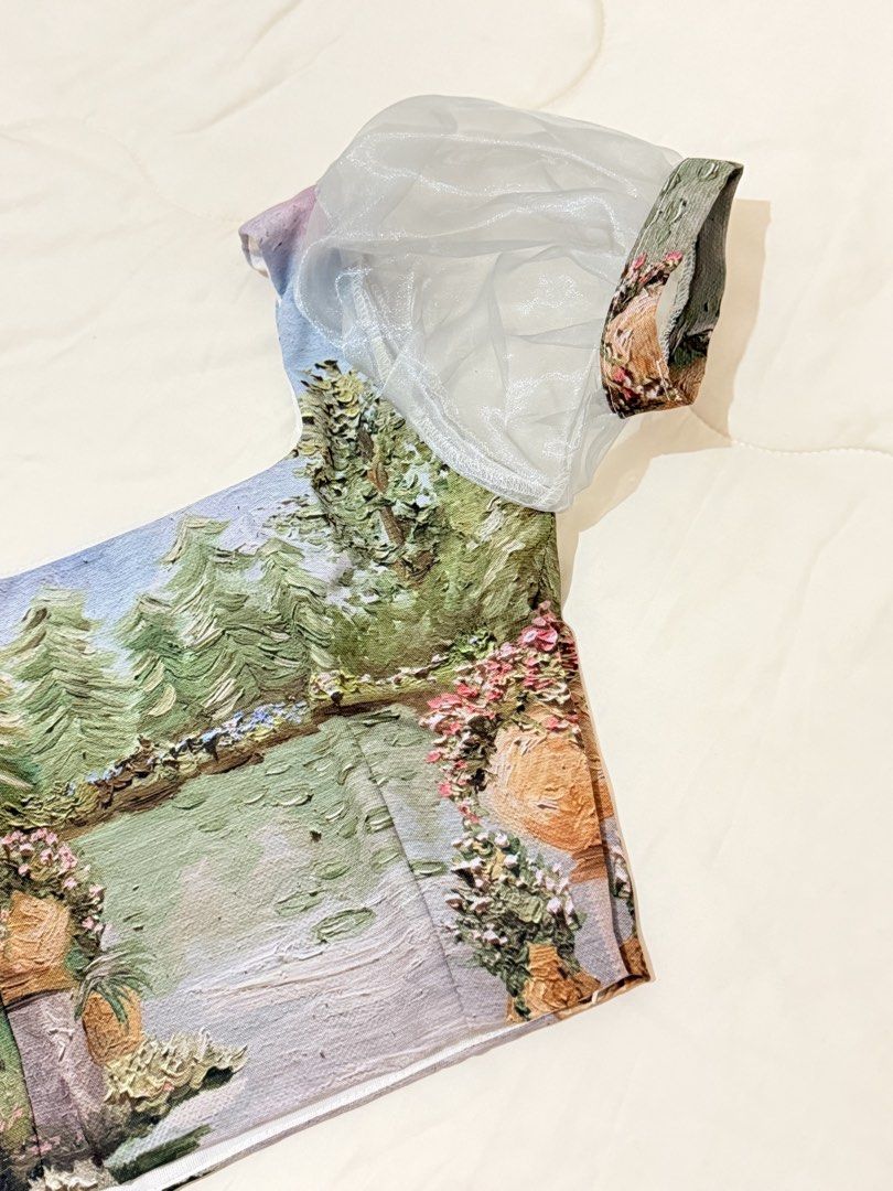 TCPF Sloane Puff Sleeves Top (Category: Blouses) located in Naga. Submitted by talaaa_ (Listing ID 1468497873, Image 3). Description: •Size S •RFS: Decluttering [ + gained weight already :( ] •USED ONCE (event) •Super pretty cottagecore vibe!! luvv TCPF sm ㅤ♡ㅤ SF shall be shouldered by buyer .