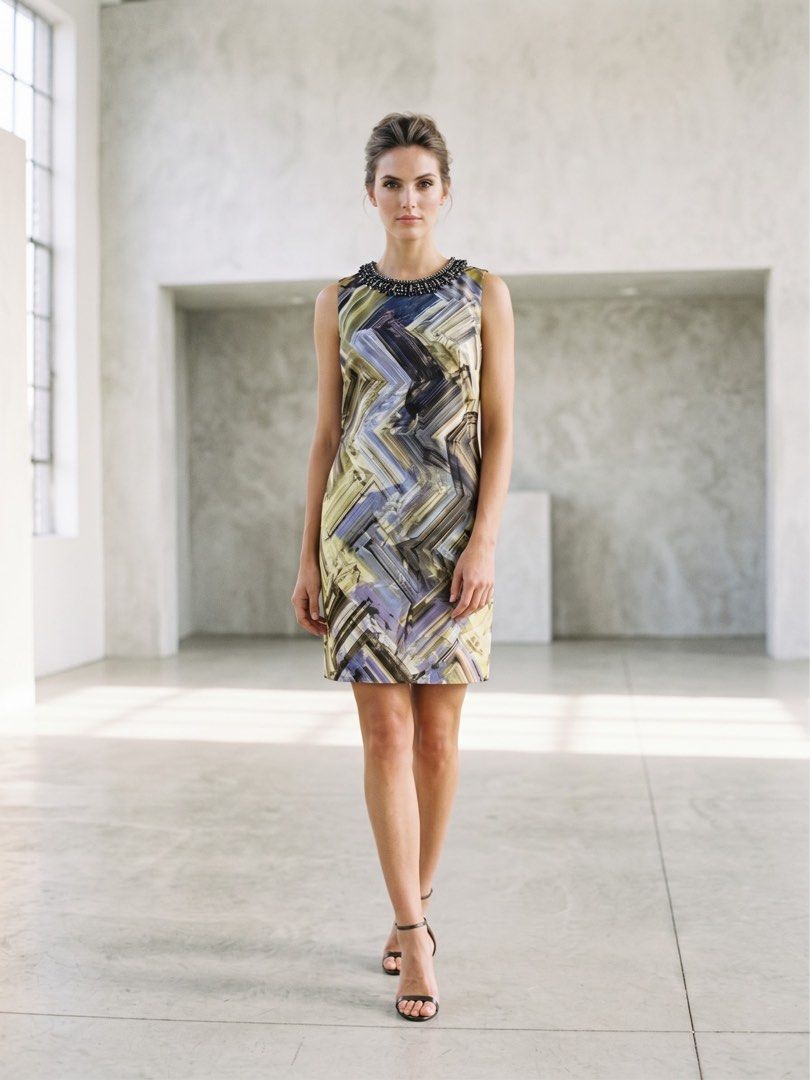 TED BAKER PRINTED SHIFT DRESS WITH EMBELLISHED NECKLINE (Category: Dresses) located in Pasig City. Submitted by vetementsdemanila (Listing ID 1468413137, Image 1). Description: TED BAKER PRINTED SHIFT DRESS WITH EMBELLISHED NECKLINE New without tags Size: 2 Bust: 34 inches Waist: 34 inches Length: 35 inches P1980 PLUS SHIPPING.