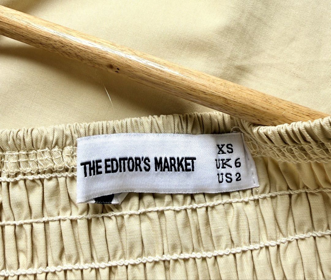 The Editors Market (Category: Dresses) located in Tarlac. Submitted by giannisdeclutters4106 (Listing ID 1468427473, Image 2). Description: The Editor’s Market poplin dress Xs-Small Like new Smocked upper Side zip closure Adjustable strap Retails at 3k+++ 1,380 only.
