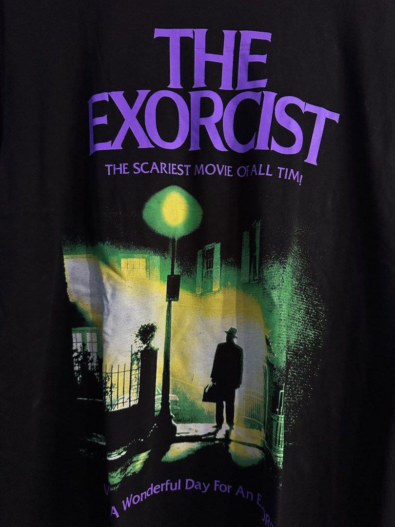 THE EXORCIST LONGSLEEVE SCRIPT (Category: Tshirts & Polo Shirts ) located in Manila. Submitted by bendeictsthrift53 (Listing ID 1468338687, Image 3). Description: - THE EXORCIST LONGSLEEVE SHIRT - EXCELLENT CONDITION - NO ISSUE - ALREADY WASH - SIZE LARGE - 22x29 - PANG NOV 1 MO SOLID NITO🔥.