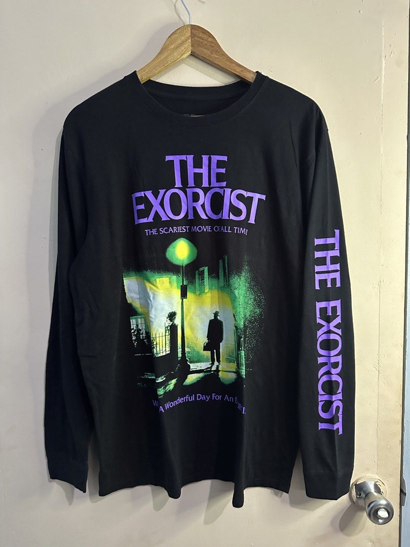 THE EXORCIST LONGSLEEVE SCRIPT (Category: Tshirts & Polo Shirts ) located in Manila. Submitted by bendeictsthrift53 (Listing ID 1468338687, Image 1). Description: - THE EXORCIST LONGSLEEVE SHIRT - EXCELLENT CONDITION - NO ISSUE - ALREADY WASH - SIZE LARGE - 22x29 - PANG NOV 1 MO SOLID NITO🔥.