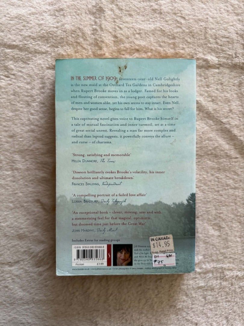 The Great Lover - Jill dawson (Category: Storybooks) located in Santiago. Submitted by bookworm_club (Listing ID 1468328288, Image 2). Description: 📚no cancellation, return or exchange. 📚secondhand books. some books are in good condition while some has minimal flaws (foxing, creases, dog-eared pages, etc.) 📚reasonable haggling is allowed. 💰MOP: For same day pickup - CASH & BANK TRANSFER For shipping or scheduled pickup - BANK TRANSFER 🚚MOD: 