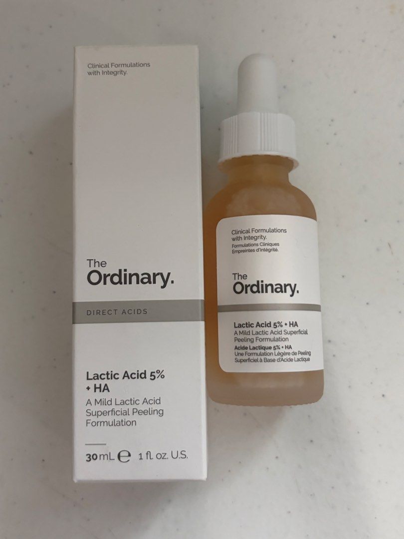THE ORDINARY LACTIC ACID +HA (Category: Face Care) located in San Juan City. Submitted by cashfrancefashioncosmetics_ph (Listing ID 1468284488, Image 2). Description: THE ORDINARY LACTIC ACID 5% +HA 1 Original .