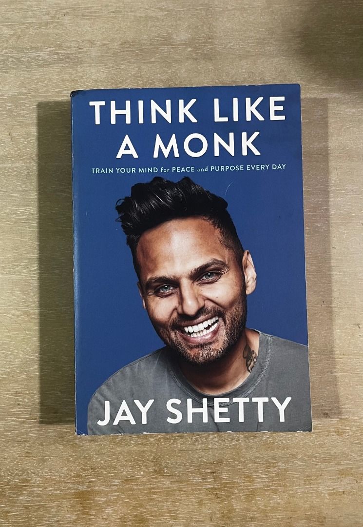 Think Like a Monk by Jay Shetty (Category: Storybooks) located in Pasig City. Submitted by murphy.reads (Listing ID 1468371250, Image 1). Description: Has annotations.