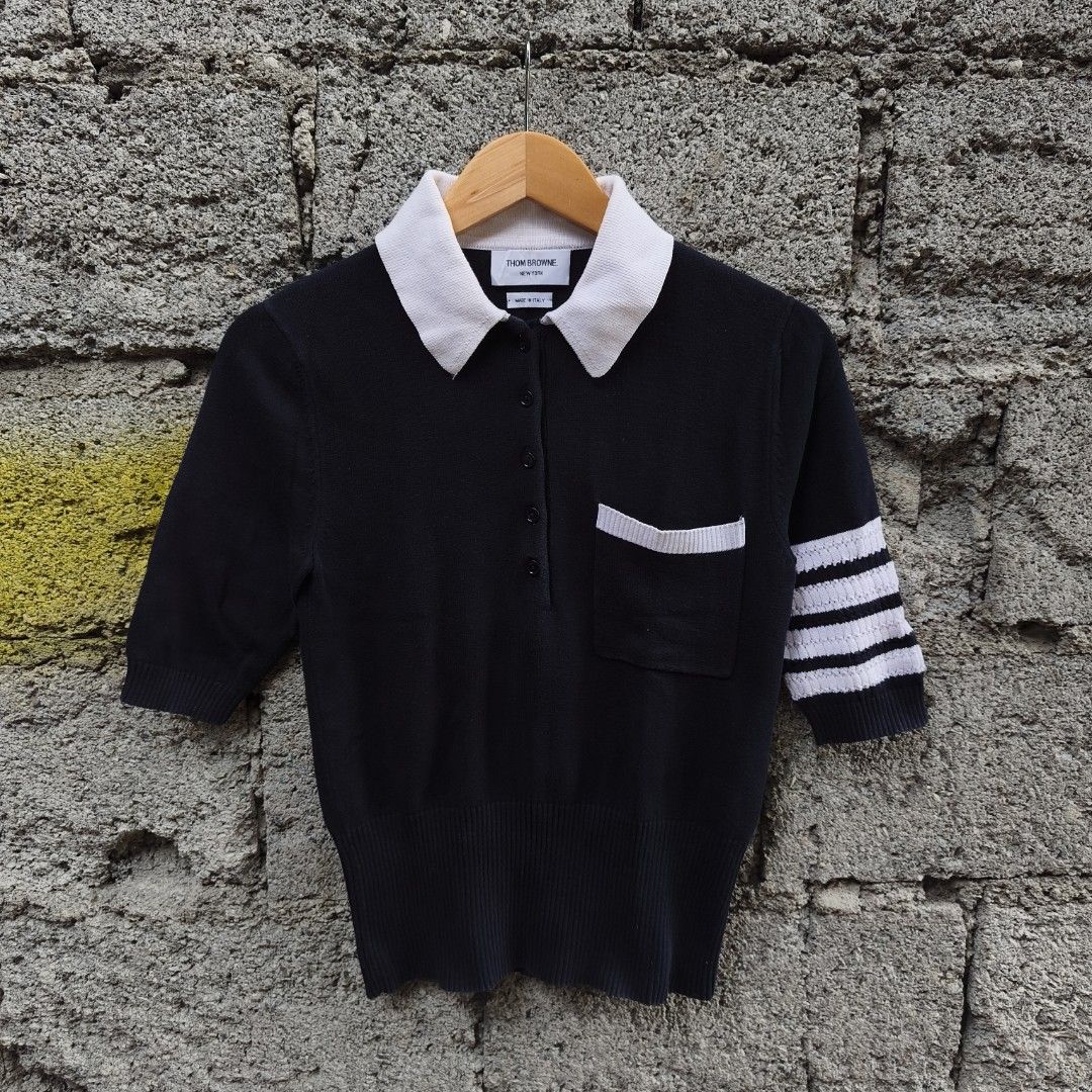 THOM BROWNE KNITTED (Category: Activewear) located in Manila. Submitted by shhhhawn (Listing ID 1468338399, Image 1). Description: In Excellent Condition 20 x 27.