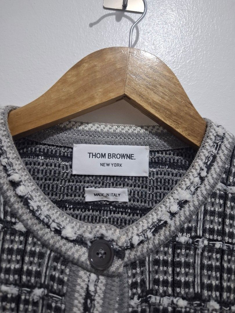 Thom browne tweed jacket 38 (Category: Coats, Jackets and Outerwear) located in Tarlac. Submitted by christopher.24 (Listing ID 1468323791, Image 2). Description: excellent condition.