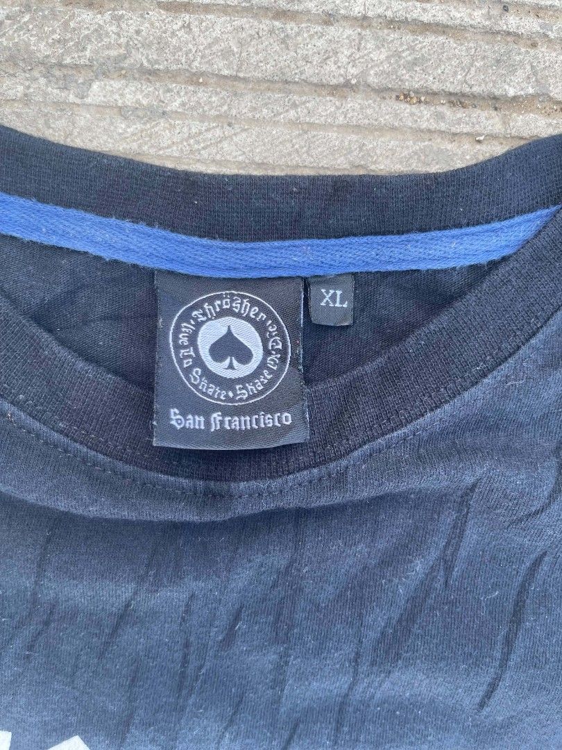 THRASHER (Category: Activewear) located in Zamboanga. Submitted by ems-a0e5 (Listing ID 1468289258, Image 3). Description: SIZE:XL ON TAG DIMES:W21 L28 NO ISSUE EXCELLENT CONDITION.