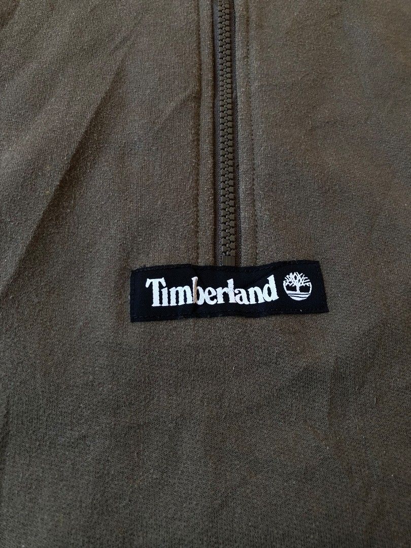 TIMBERLAND HALFZIP JACKET (Category: Coats, Jackets and Outerwear) located in Baybay. Submitted by dathrifted (Listing ID 1468360668, Image 2). Description: TIMBERLAND HALFZIP SWEATER XL ON TAG Width- 25 Length- 30 VERY GOOD CONDITION HONEST ISSUE: pinhole & faded part (see last 2 pictures).