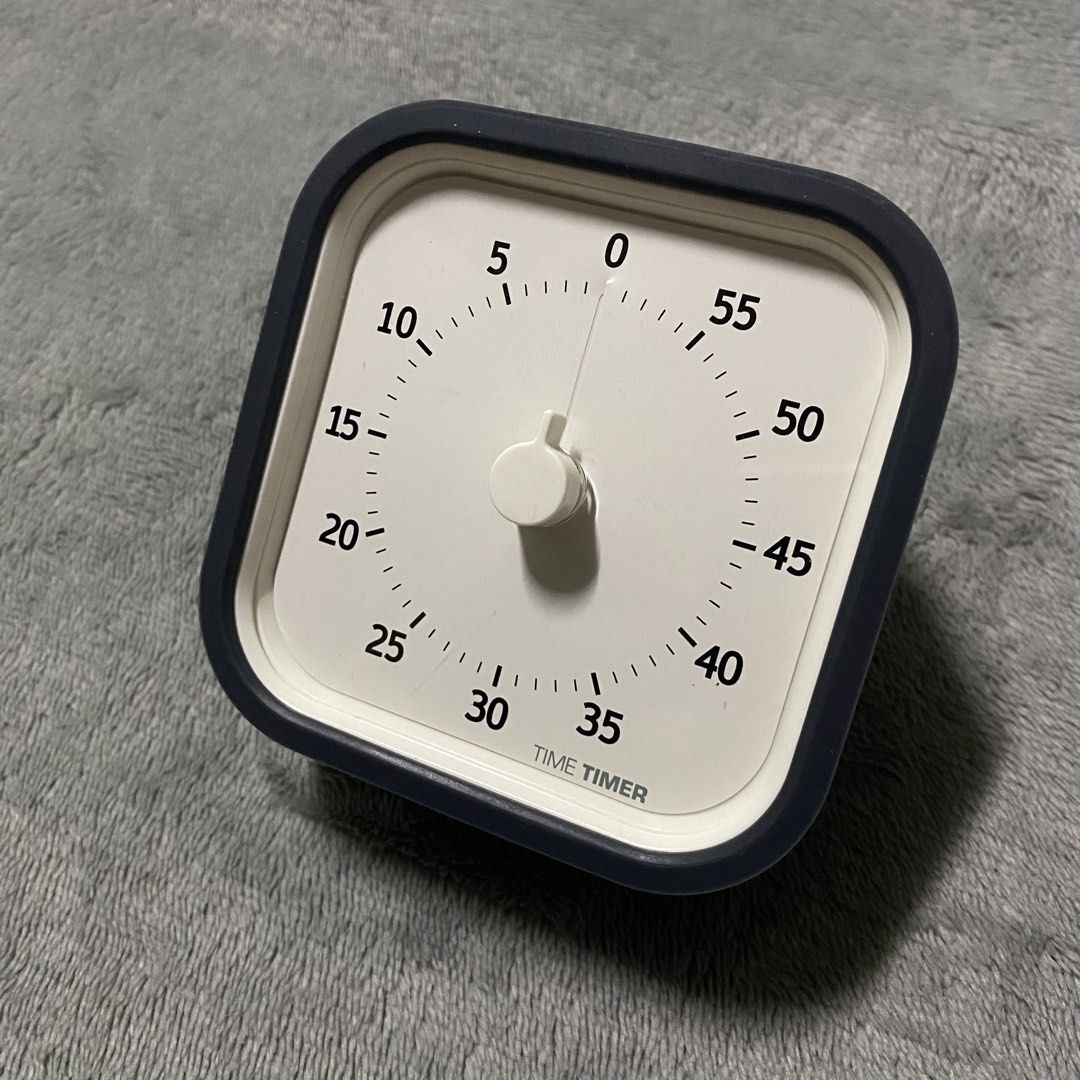 Time Timer MOD Home Edition 60-Minute Visual Timer | Cooking Timer | Clock | Japan Surplus | Anik Anik (Category: Clocks) located in Manila. Submitted by zarsak (Listing ID 1468433357, Image 2). Description: - Visual countdown timer with a sleek dark grey silicone case - Red disk clearly displays passing time to keep you on track - Ideal for kids and adults managing homework, cooking, or work tasks - Convenient sound toggle switch located on the 