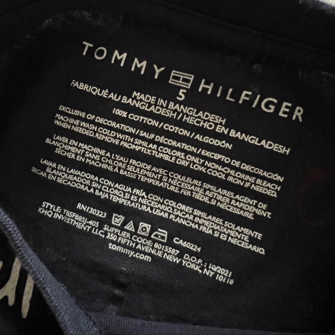 Tommy Hilfiger Navy Blue Shirt (Category: Babies & Kids Fashion) located in Pasay City. Submitted by littlebebekidsstuff (Listing ID 1468312040, Image 3). Description: Size: 5-6y.