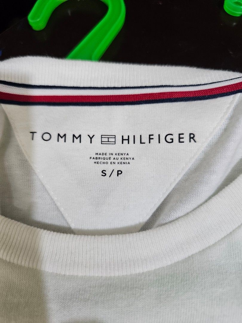 Tommy Hilfiger white shirt (Category: Tshirts & Polo Shirts ) located in Baguio. Submitted by kayeonlineshop (Listing ID 1468333065, Image 3). Description: measurements included in the photos.