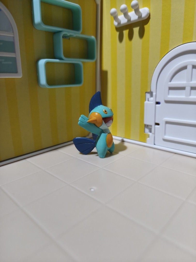 TOMY Pokemon Figure - Marshtomp (Category: Action & Battle Toys) located in Taguig. Submitted by lilrootshop (Listing ID 1468311583, Image 3). Description: ***Crossposted*** Price: 400 AUTHENTIC Pass sa lowballers! First to pay basis. No COD. For item reservation, a down payment of 50% or 100 pesos (whichever is less) is required. Down payment is non-refundable. One month reservation only. Location: Taguig (near BGC) MOP: GCash / Maya / GoTyme.