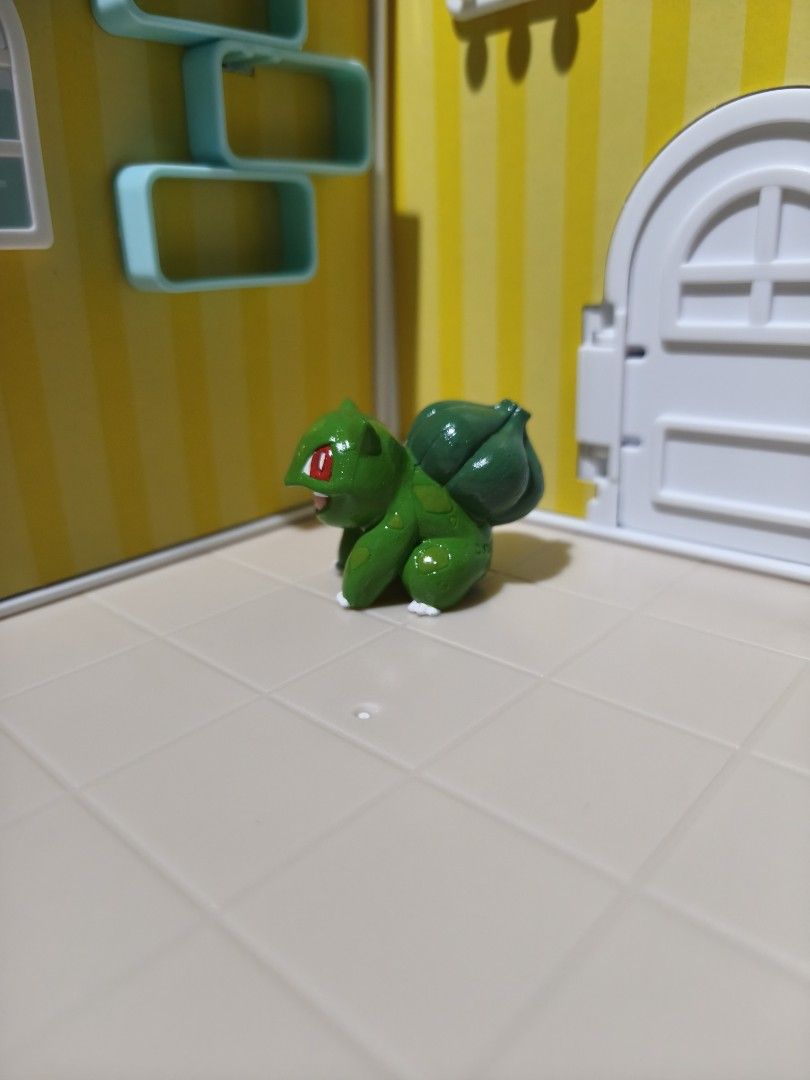 TOMY Pokemon Figure - Shiny Bulbasaur (Category: Action & Battle Toys) located in Taguig. Submitted by lilrootshop (Listing ID 1468319985, Image 2). Description: ***Crossposted*** Price: 350 Pass sa lowballers! First to pay basis. No COD. For item reservation, a down payment of 50% or 100 pesos (whichever is less) is required. Down payment is non-refundable. One month reservation only. Location: Taguig (near BGC) MOP: GCash / Maya / GoTyme.
