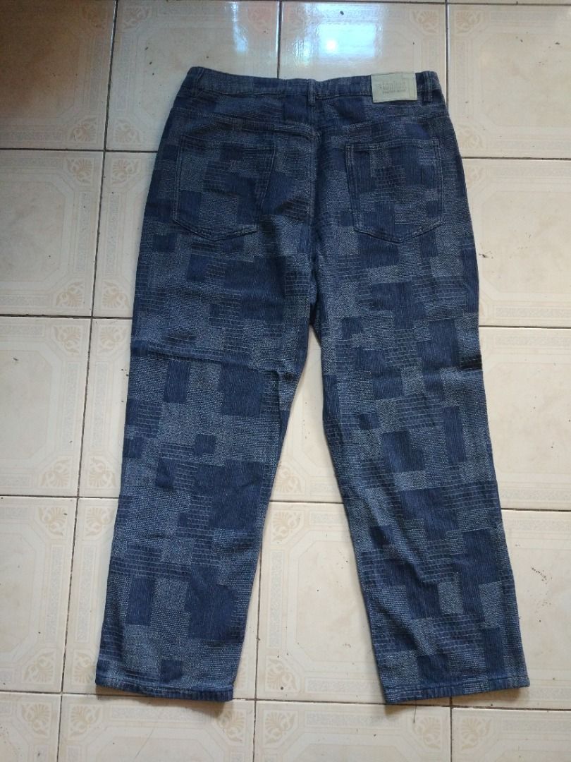 Tonlion Patchwork Patern Pant 35 actual (Category: Jeans) located in Pasay City. Submitted by denimdude.ph (Listing ID 1468340304, Image 2). Description: .