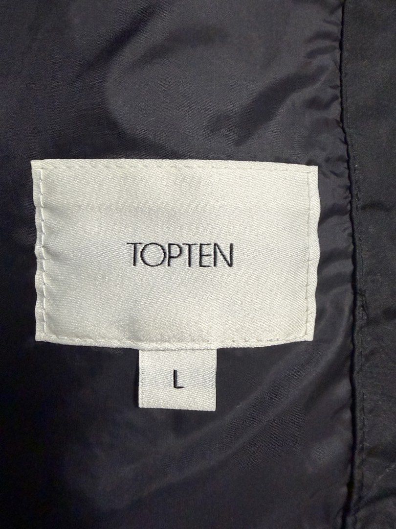 Topten Bomber Jacket (Category: Coats, Jackets and Outerwear) located in Muntinlupa City. Submitted by jhurrific (Listing ID 1468316133, Image 3). Description: Topten Bomber Jacket - Size: Large *Payment First: Bank Transfer or GCash *Buyer handles and shoulders shipping.