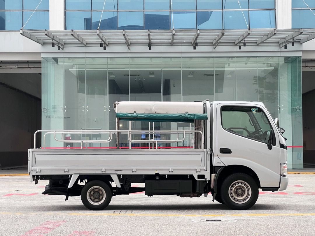 Toyota Dyna 150 (Category: Used Commercial Vehicles for Sale) located in Singapore. Submitted by idealauto (Listing ID 1468311068, Image 3). Description: Description 1 owner! Low Mileage, New paintwork done, Canopy installed(can be removed), Engine and gearbox in good condition, Reliable and easy to maintain. Low monthly installment. Bank or In-Hse loan can be arranged. Browse through our Google/fb reviews below, only quality deals! 5 stars deale