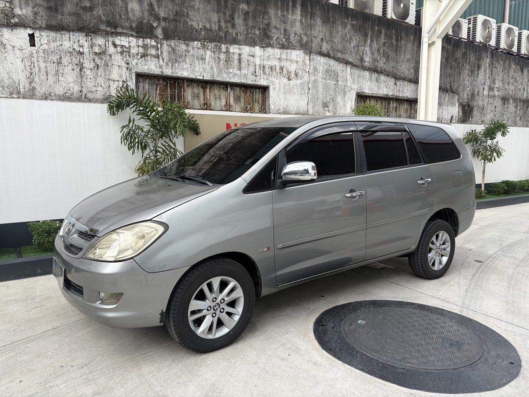 Toyota Innova (Category: Used Cars) located in Manila. Submitted by kenchenfukang (Listing ID 1468338786, Image 1). Description: 2007 toyota innova G Diesel engine Automatic 145tkms not tampered Brandnew underchassis parts - shock absorber front & rear - coil spring front & rear - upper and lower arm assembly w/ ball joints - rack end - tie rod 9” andorid headunit Very cold aircon New atf fluid and trans filter New radiator Newly pms New leather 