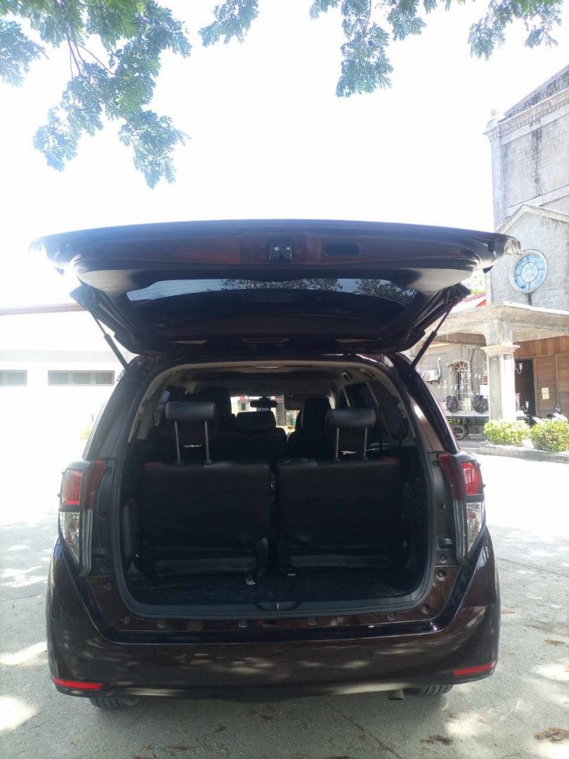 Toyota Innova (Category: Used Cars) located in San Jose del Monte. Submitted by mrs.ca01 (Listing ID 1468408162, Image 2). Description: FOR SALE: 2021 TOYOTA INNOVA 2.8 E AT DIESEL Selling our 2021 Toyota Innova 2.8 E Automatic Diesel for ₱900,000. It has a stated mileage of 22,955 km and comes in Blackies Red. The vehicle is in good condition, subject to actual inspection, with a few light scratches on the body. OR/CR are available. The unit is 