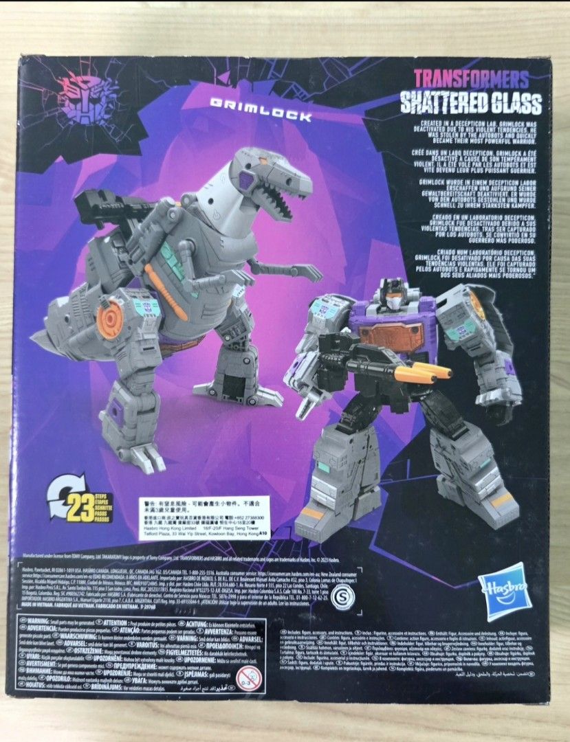 Transformers Shattered Glass Grimlock (Category: Action & Battle Toys) located in Las Pinas. Submitted by run800 (Listing ID 1468376119, Image 2). Description: Brand new and sealed Rare Location: Laspinas City Payment via Gcash / Bpi Shipping / Lalamove at buyer's expense. Manage your booking .