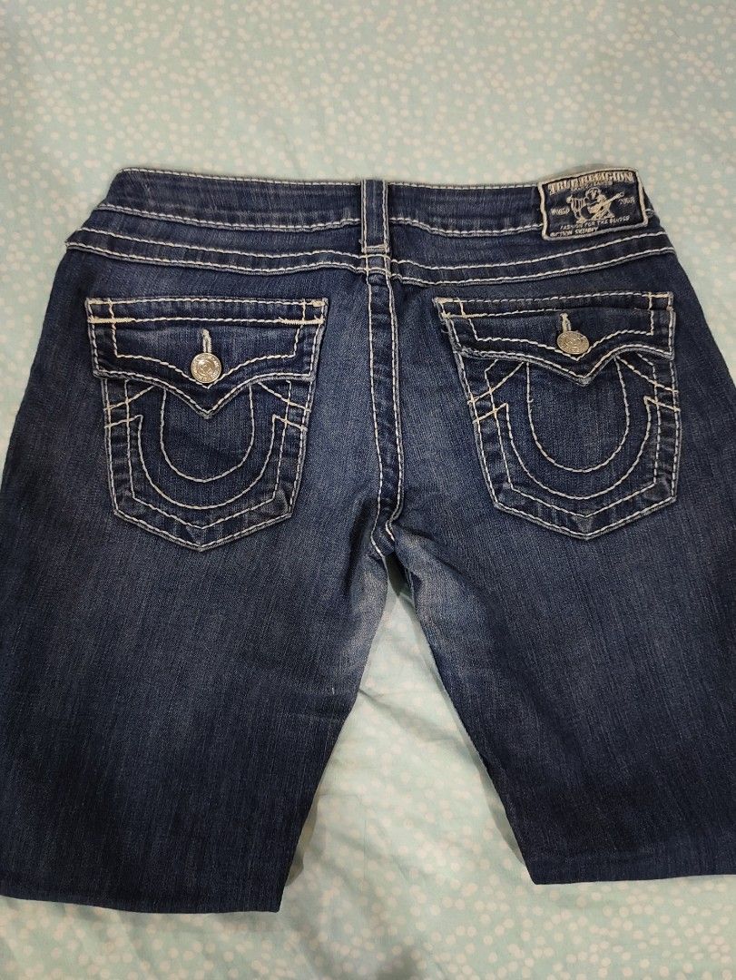 True Religion woman size 27 (Category: Jeans) located in Zamboanga. Submitted by ckealia (Listing ID 1468493064, Image 2). Description: good used condition no flaws like new woman size 27 can fit 29 length 34 inches low waist.