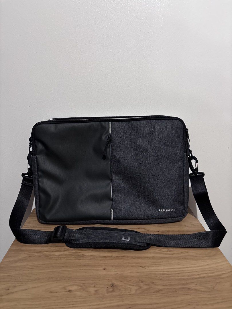 U Elements | Laptop Bag - 14 inches (Category: Laptop Bags & Sleeves) located in Makati City. Submitted by thehappykart (Listing ID 1468398156, Image 1). Description: WATER REPELLENT Specifications Dimensions: Length: 38 cm Width: 7 cm Height: 26.5 cm (14” size) Length: 41 cm Width: 7 cm Material: Premium Polyester Weight: 0.7 kg.