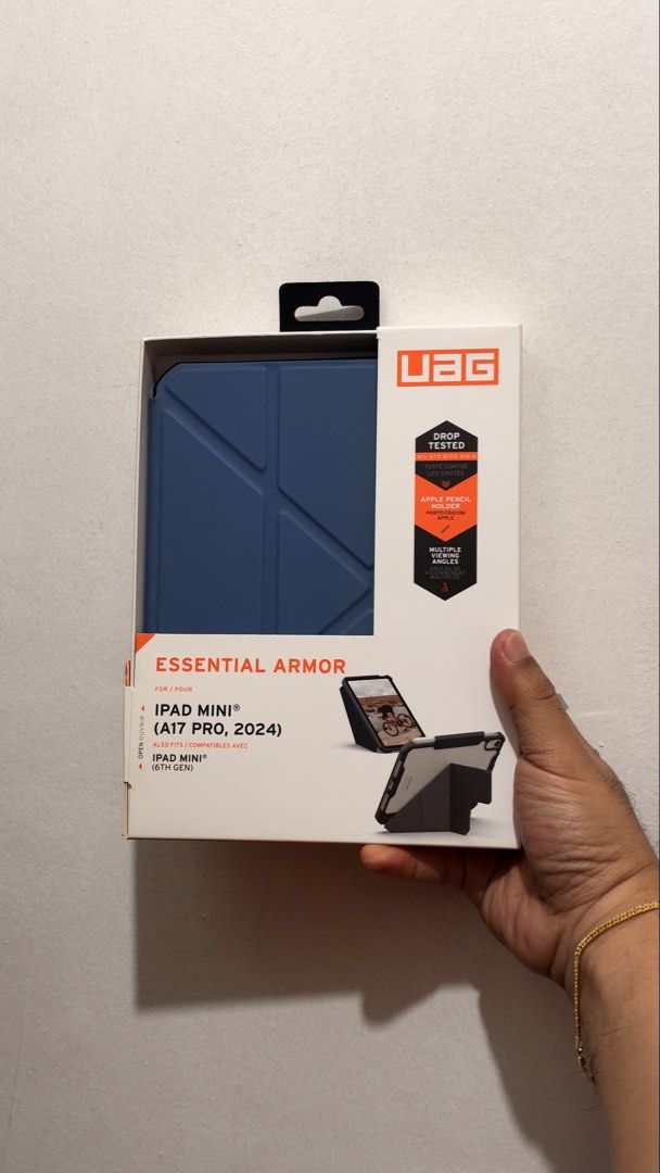 UAG Essential Armor for iPad mini (Category: Cases & Sleeves) located in Taguig. Submitted by appweard (Listing ID 1468295469, Image 1). Description: Selling UAG Essential Armor Case for iPad mini Used only for 1 week but moved to Moft Dynamic Folio Still looks new and in pristine condition Php 1,499,00 only The Essential Armor case. Crafted with a featherlight co-molded construction and a slim profile, this case offers superior strength without 