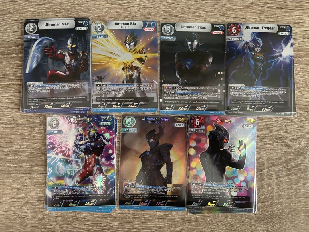 Ultraman Magazine Ultraman Card Game RR, RRR & AP, Toys & Collectibles, Trading Cards ...