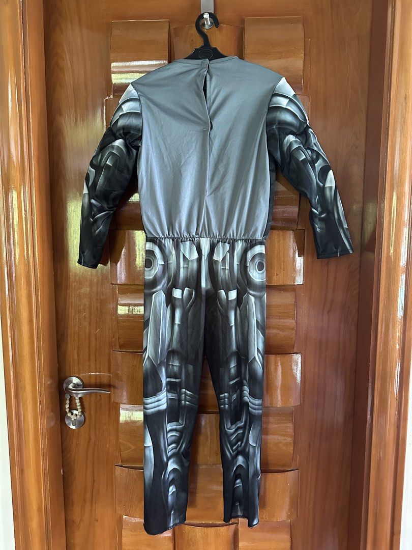 Ultron costume Marvel Avengers (no mask) (Category: Babies & Kids Fashion) located in Muntinlupa City. Submitted by belica (Listing ID 1468324350, Image 2). Description: - Official Marvel Avengers Ultron full body costume - Detailed printed robotic armor on front with solid grey back - Includes long sleeves, attached pants, and convenient back closure - Ideal for Halloween, cosplay events, and dress-up parties.