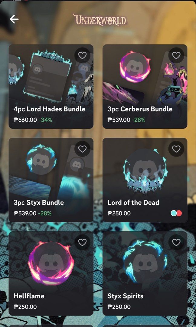 Underworld | Discord Decoration (Category: Announcements) located in Manila. Submitted by deardolia (Listing ID 1468317935, Image 1). Description: ⟢ processing time : 0 -1d ⟢ for willing to wait only ⟢ sending it via gift link !.