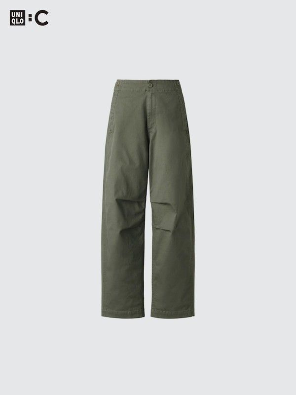 Uniqlo C Cotton Wide Pants (Category: Other Bottoms) located in Angeles City. Submitted by miss_independent01 (Listing ID 1468435603, Image 2). Description: Uniqlo C Cotton Wide Pants Color: Olive Width: 13.5 (size 26-27) Length: 36.5 MOP: Gcash ✅ Mine Now, Pay Now ✅ First to Pay, Gets the Item 📍 PAMPANGA Courier: JnT 🚚🚚 PM 💌.