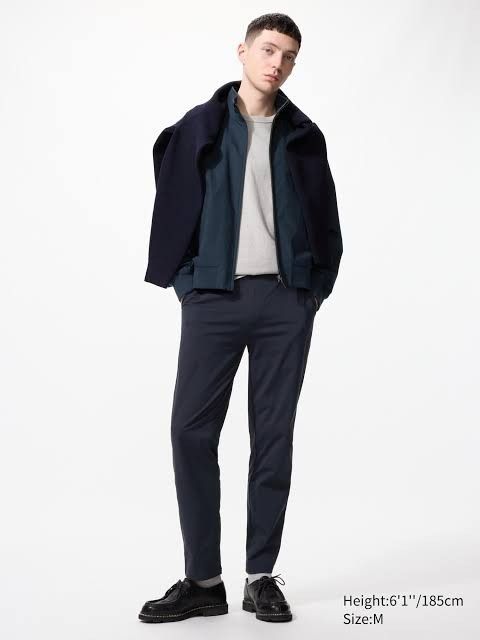 Uniqlo EZY Ankle Pants (Ultra Stretch Dry EX) (Category: Trousers) located in Angeles City. Submitted by miss_independent01 (Listing ID 1468302206, Image 2). Description: Uniqlo EZY Ankle Pants (Ultra Stretch Dry EX) Color: Black Width: 15.5 (Medium on tag) Length: 37 MOP: Gcash ✅ Mine Now, Pay Now ✅ First to Pay, Gets the Item 📍 PAMPANGA Courier: JnT 🚚🚚 PM 💌.