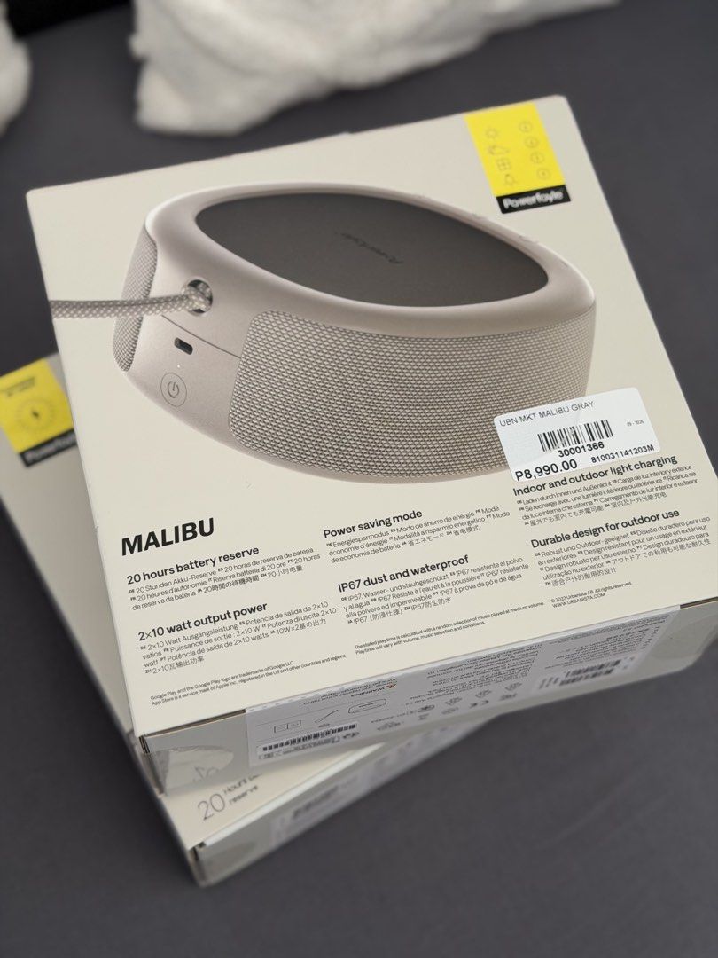 Urbanista Malibu Speaker (Category: Soundbars, Speakers & Amplifiers) located in Taytay. Submitted by mipreluxe2 (Listing ID 1468334630, Image 2). Description: Brandnew Sealed From Digital Walker.