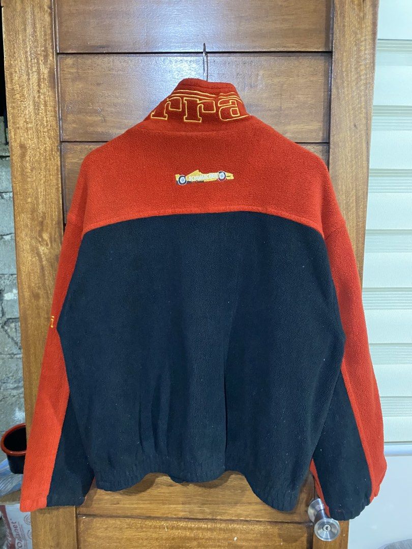 Vi tage Ferrari Fleece Jacket (Category: Coats, Jackets and Outerwear) located in Davao. Submitted by davecutee (Listing ID 1468395528, Image 2). Description: Vintage Fleece Jacket Ferrari Excellent condition Natambak lang need lang i pagpag Issue Nataya Yung sa may zipper pero working no other issue Size M on Tag Dimension: W 24 L 27.