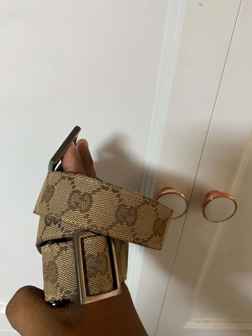 Vintage Gucci Monogram Belt (Category: Belts) located in Manila. Submitted by bidgeyow20688 (Listing ID 1468348059, Image 2). Description: authentic good condition 30-32 parañaque loc jnt or lalamove.