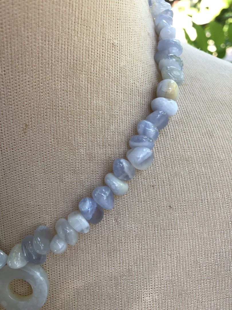 Vintage hi quality blue lace agate (Category: Necklaces) located in Manila. Submitted by anneverz (Listing ID 1468394846, Image 3). Description: Real blue lace agate Hi quality type Vintage item Cod/cop lbc .