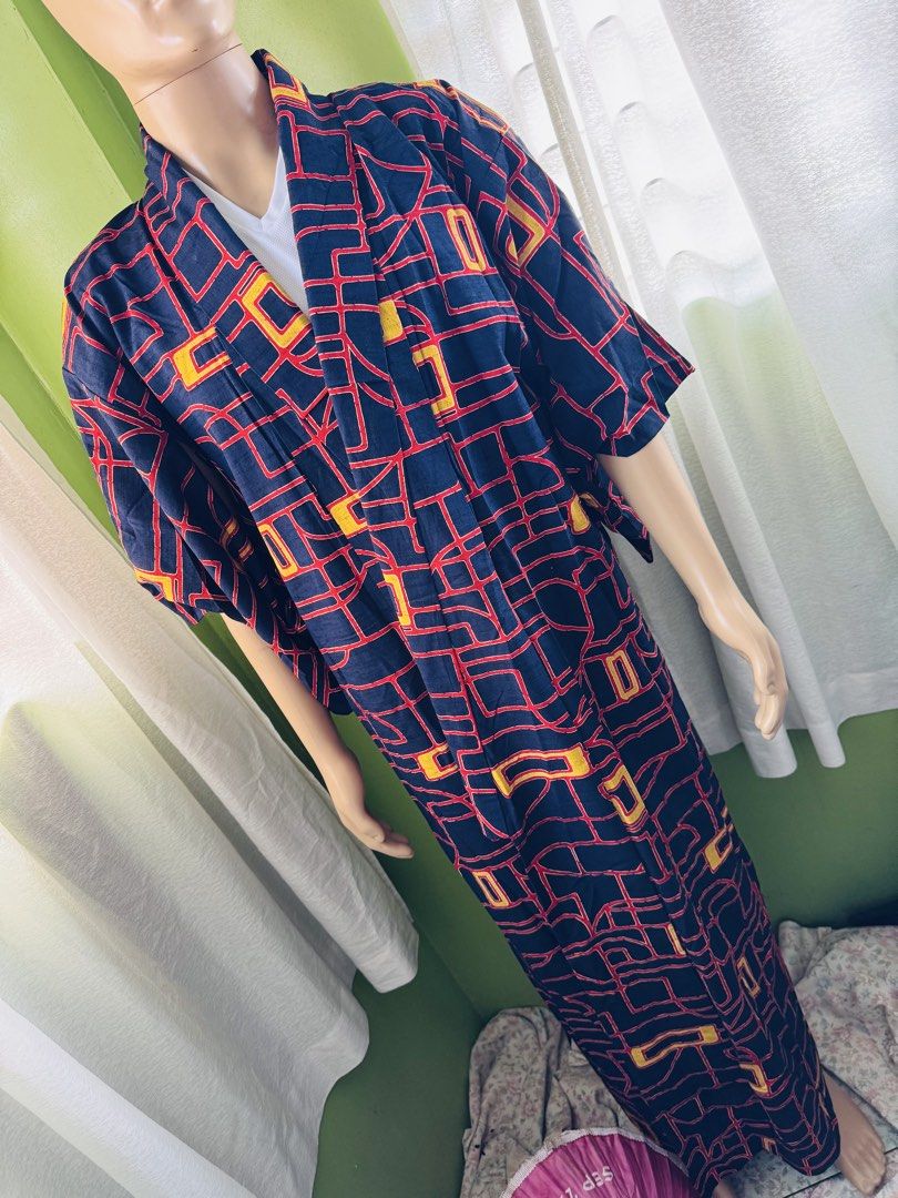 Vintage Japanese Kimono Robe Assorted Patterns (Category: Dresses) located in Bacolod City. Submitted by jeffreyhue19895 (Listing ID 1468315661, Image 1). Description: -₱599 Each Kimono Fixed Price - Worth ₱1,000 & up of purchase Free Delivery Nation Wide -Mannequin size 5'10 Medium size - Versatile wear: ideal for cozy loungewear, fashion statements, or costume use - Condition: Excellent (displayed on mannequin) - Feel free to send a message for