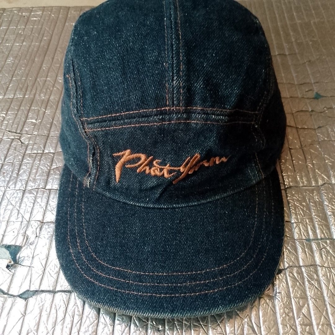 Vintage Phat Farm Denim Cap (Category: Caps & Hats) located in Antipolo. Submitted by _justdropby.ph (Listing ID 1468361429, Image 1). Description: excellent free size garterized cap with tags.