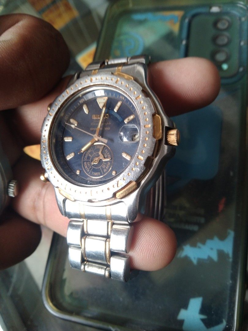 Vintage Seiko dancing hands watch (Category: Looking For) located in Caloocan City. Submitted by noeld316982578 (Listing ID 1468427847, Image 3). Description: pm sa my gusto working siya ,di Ako marunong magset Ng time at date kayo na bahala as is Taguig location.
