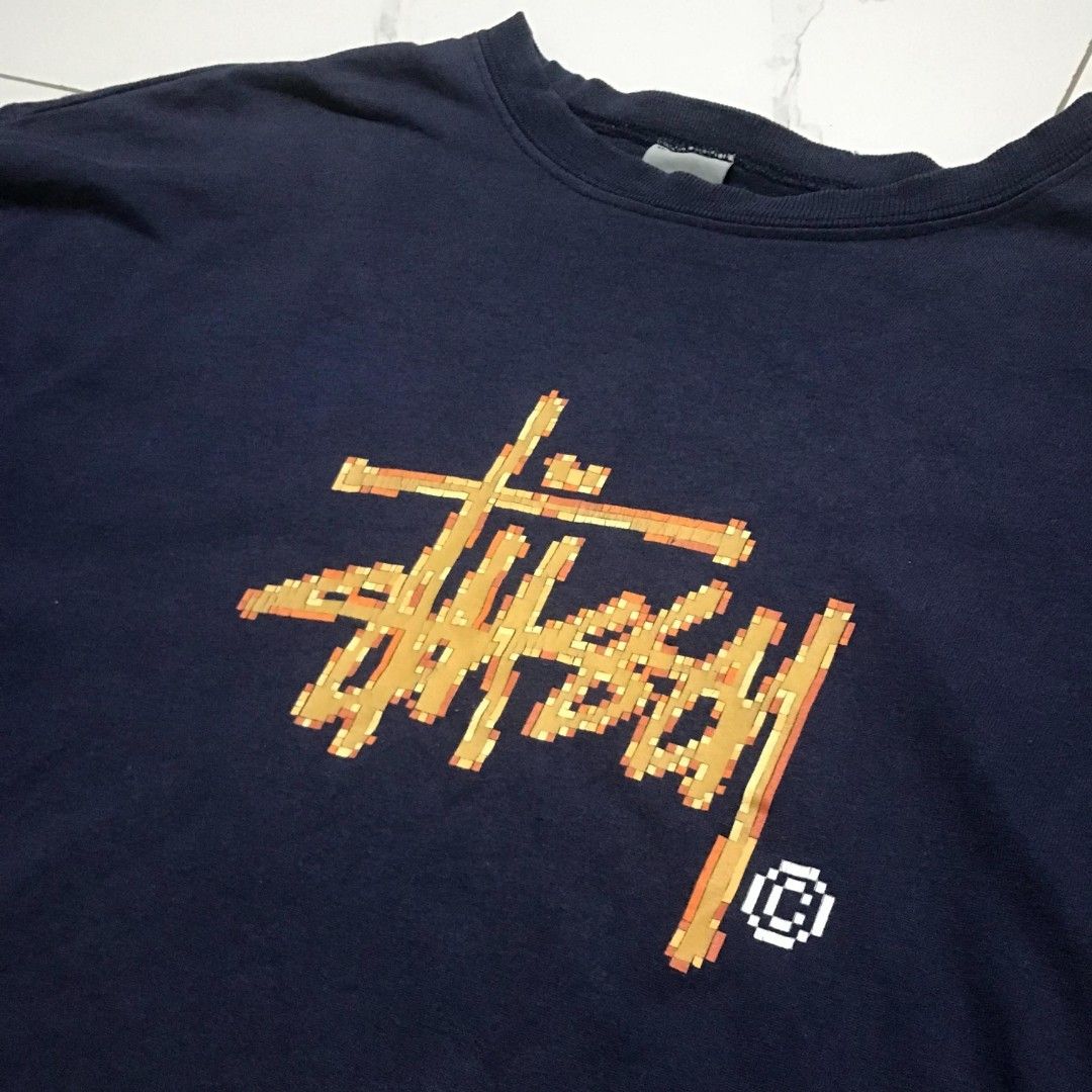 Vintage Stussy Tee (Category: Tshirts & Polo Shirts ) located in Cavite. Submitted by totchimpanzee (Listing ID 1468390356, Image 2). Description: 1k shipped Size L 29x22 Loc: Indang, Cavite Ship thru J&T, payment first, no CoD payment via Gcash.
