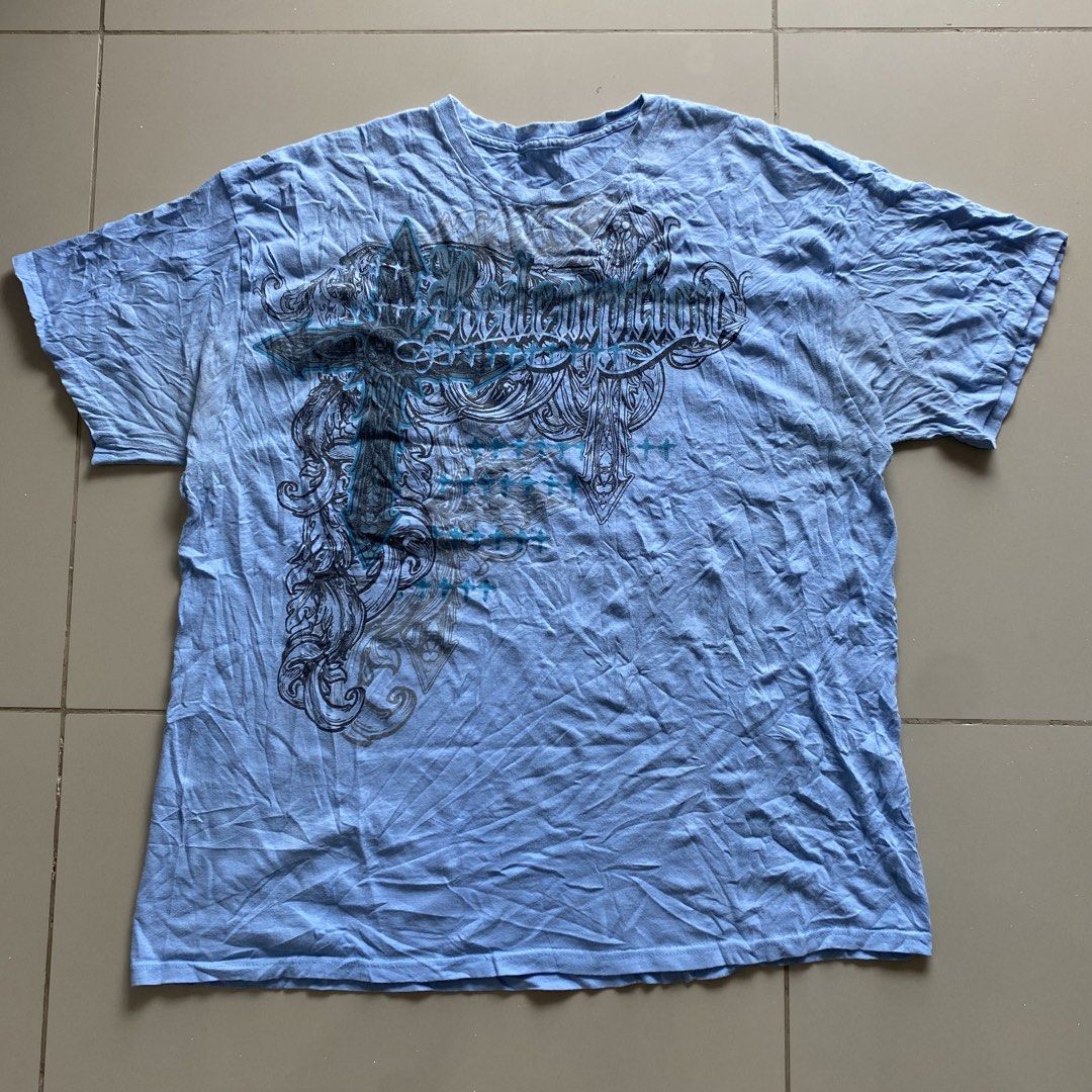 Vintage Y2K Chemistry "Redemption" Graphic Tee (Category: Tshirts & Polo Shirts ) located in Cabuyao City. Submitted by stuffwarsph (Listing ID 1468286562, Image 1). Description: Vintage Y2K Chemistry "Redemption" Graphic Tee XL Width 25 Length 30.5 Good condition Issue may light stain lang sa armpit pero hindi sobrang lala walang pinholes ₱300.