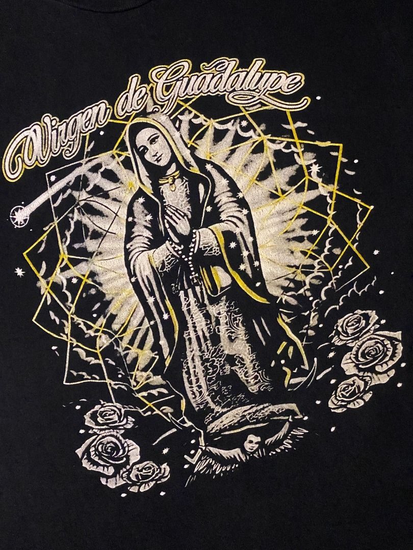 Virgen de Guadalupe shirt (Category: Tshirts & Polo Shirts ) located in Las Pinas. Submitted by all_details_posted (Listing ID 1468430959, Image 3). Description: crackprints only.