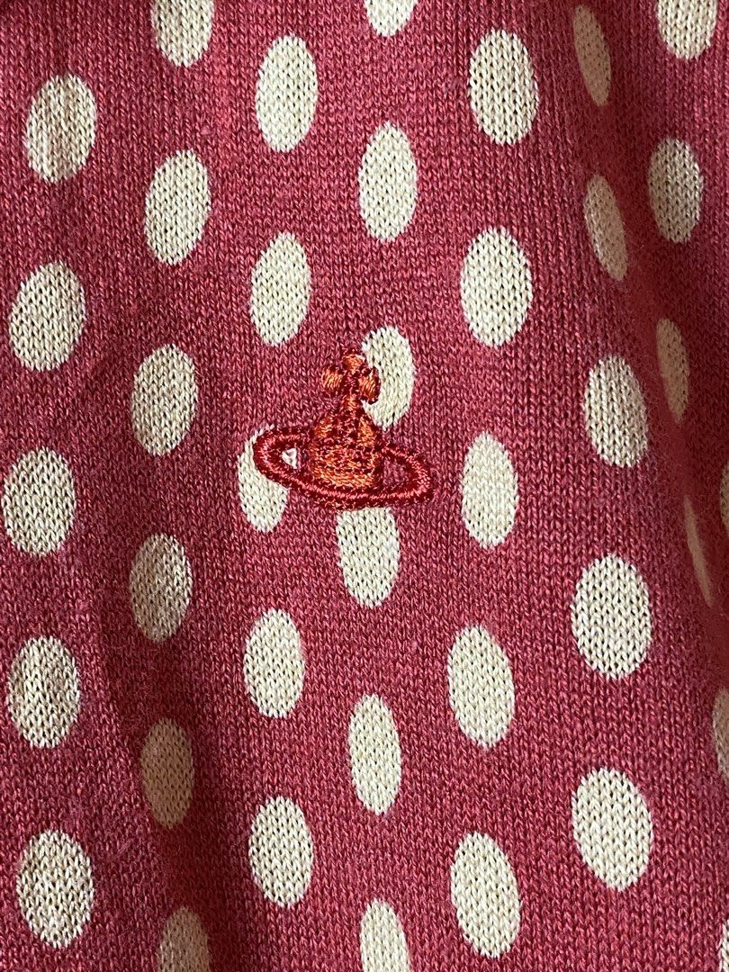Vivienne Westwood Red Label- Polka (Category: Blouses) located in Quezon City. Submitted by loloyz123 (Listing ID 1468457142, Image 3). Description: Vivienne Westwood Red Label- Polka Condition: Very good Color rate: 9.8/10 Color: Polka/ Red Size: 2 L: 23 W14 inches.