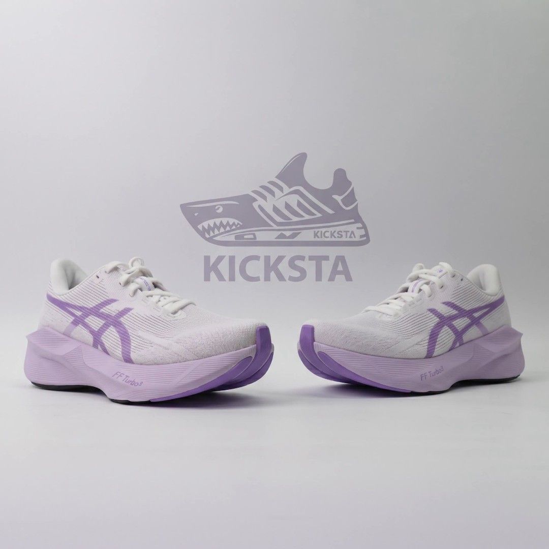 W Asics Novablast 6 1012C008 101 WhiteMurasaki (Category: Sneakers) located in Pasig City. Submitted by edie_boy25.27312 (Listing ID 1468308949, Image 1). Description: [NEW ARRIVAL] 🔥W Asics Novablast 6 1012C008 101 WhiteMurasaki🔥 SIZES AVAILABLE : 🚺 5.5W/6W/6.5W/7W/7.5W/8W Women 💰 Our Price : 8,495 (BELOW SRP) 💯Every item we sell is 100% Legit, Original and Authentic ✨ Available at KICKSTA QC 📍 Location: 25 Dapitan St. cor Iriga, Quezon Ci