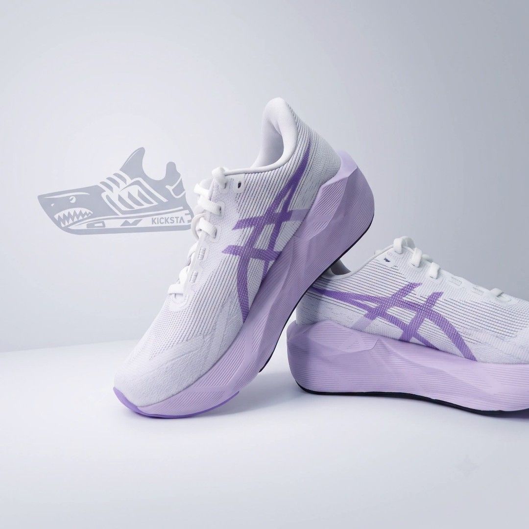 W Asics Novablast 6 1012C008 101 WhiteMurasaki (Category: Sneakers) located in Pasig City. Submitted by edie_boy25.27312 (Listing ID 1468308949, Image 2). Description: [NEW ARRIVAL] 🔥W Asics Novablast 6 1012C008 101 WhiteMurasaki🔥 SIZES AVAILABLE : 🚺 5.5W/6W/6.5W/7W/7.5W/8W Women 💰 Our Price : 8,495 (BELOW SRP) 💯Every item we sell is 100% Legit, Original and Authentic ✨ Available at KICKSTA QC 📍 Location: 25 Dapitan St. cor Iriga, Quezon Ci