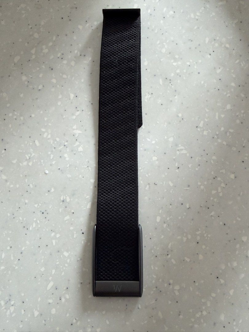 WHOOP 4.0 Onyx SuperKnit Band with Clasp (Category: Wearables & Smart Watches) located in Makati City. Submitted by animalsaremybesties (Listing ID 1468307908, Image 1). Description: - Genuine Black SuperKnit band for WHOOP fitness tracker - NEVER USED (extra band), came with my Whoop but i dont like the black band.