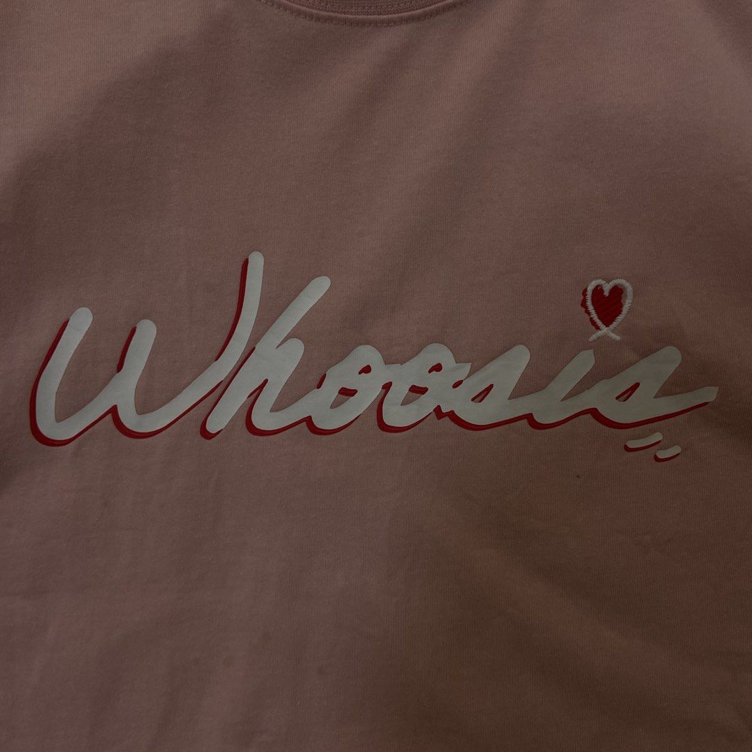 WHOOSIS HELLO KITTY PONK TSHIRT (Category: Shirts) located in Manila. Submitted by ivan_carbungco (Listing ID 1468450832, Image 3). Description: WHOOSIS HELLO KITTY PINK TSHIRT 22 by 29.5 GOOD CONDITION NEED WASH COMPLETE TAGS ₱800 .