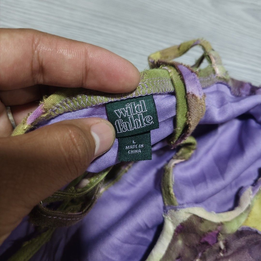 wild fable mini dress (Category: Activewear) located in Amadeo. Submitted by josephotep (Listing ID 1468489551, Image 2). Description: wild fable mini dress L on tag as new no issue 450 plus sf. loc cavite pm📥.